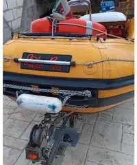 Gommone + motore + carrello + attrezzature