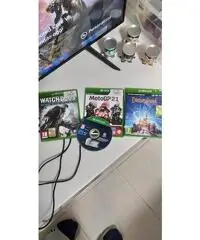 XBOX ONE SLIM 500 GB + 4 giochi XBOX ONE SLIM 500 GB + 4 giochi