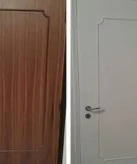 Verniciatura restauro infissi finestre scuri legno