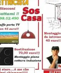 Montaggio lampadario applique Monteverde Roma Montaggio lampadario applique Monteverde Roma