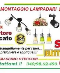 Elettricista lampadario Roma Nomentano