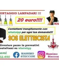 Elettricista lampadario Roma Nomentano