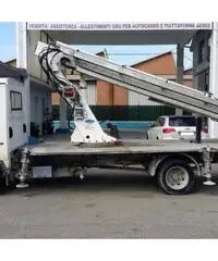 Piattaforma aerea CELA TEL 18 su Nissan Trade 100