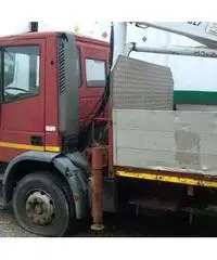 Eurocargo 150e18 kappa anno 2001 cassone e gru