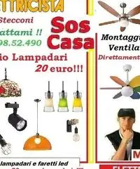 Elettricista installazione lampadari Prenestina