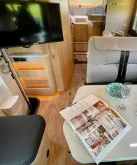 Motorhome hymer b-mc i 600 whiteline letti gemelli