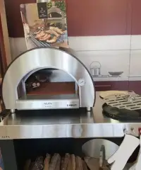 Forno legna gas ibrido alfa refrattario pizza fier Forno legna gas ibrido alfa refrattario pizza fier