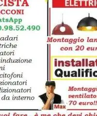 Montaggio piano cottura induzione 70 euro