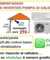 Montaggio condizionatore Lavinio e lido dei pini