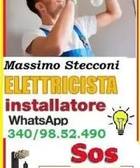Montaggio ventilatore a soffitto con luce Roma