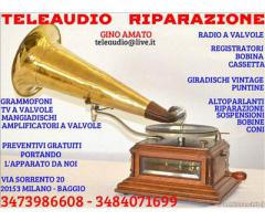 Riparazione radio d'epoca-Grammofoni-Antiquariato