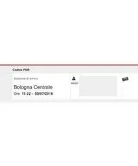 Vendo biglietto Frecciarossa Milano-Bologna 5 luglio Vendo biglietto Frecciarossa Milano-Bologna 5 luglio