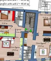 Appartamenti e negozio zona Arco d'Augusto