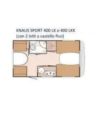 KNAUS SPORT 400 LKK CON CLIMA FINE SERIE KNAUS KNAUS SPORT 400 LKK CON CLIMA FINE SERIE KNAUS