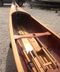 Canoa Cantieri Solcio in legno