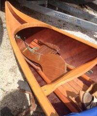 Canoa Cantieri Solcio in legno