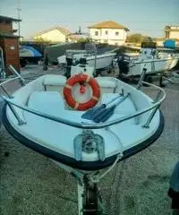 Barca open fiart 4,5 metri con motore e carrello alaggio Barca open fiart 4,5 metri con motore e carrello alaggio