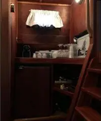 Gozzo Cabinato in fasciame di Mogano e Teak  Fratelli Mileo