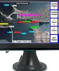 GPS plotter cartografico nautico display a colori 5,0"