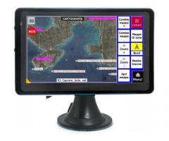 GPS plotter cartografico nautico display a colori 5,0