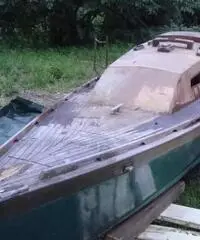 Barca legno antica 7 metri Barca legno antica 7 metri