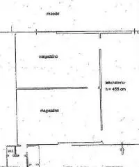 Calenzano ( zona San Morese ) capannone artigianale di mq. 240 con resede privato di mq. 90, altezza