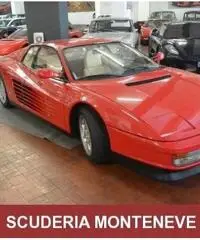 FERRARI Testarossa SERVICE BOOK-PELLE BEIGE-TAGLIANDATA rif. 5833645