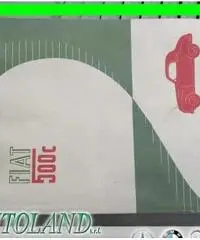 FIAT 500 GIARDINETTA C*ASI*LIBRETTO USO E MANUTENZIONE ORIG rif. 7177205