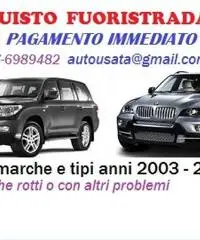 Acquisto Suv Fuoristrada usati possibilmente recenti anni 2006-2013