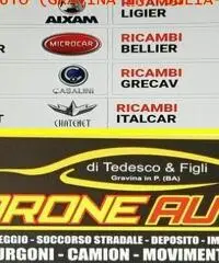 AC Ace RICAMBI PER MICROVETTURE 50