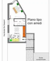 Appartamento di 45 mq via de gasperi napoli Appartamento di 45 mq via de gasperi napoli