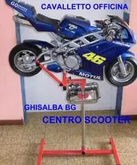 minimoto rossa a scoppio 2T