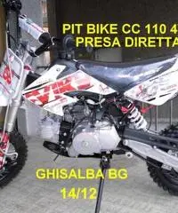 PIT BIKE bianca rossa 4T PIT BIKE bianca rossa 4T