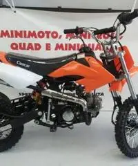 Pitbike 125cc 4 tempi ruote 12/14 con 3 marcie CASCO in omaggio