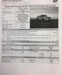 LAND ROVER Range Rover Evoque 2.0 TD4 150 CV Convertibile HSE Dynamic