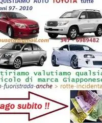 Acquisto compro Suv fuoristrada anni 2004 2013 pagamento immediato