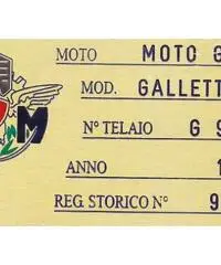 Moto Guzzi Galletto 192 cc Moto Guzzi Galletto 192 cc
