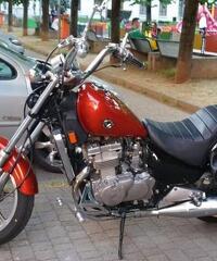 Vendo Scamio Permuto moto Custom Kawasaki en500 tipo harley-davisdon