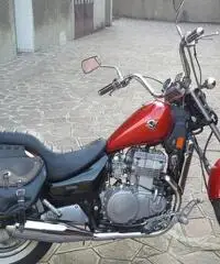 Vendo Scamio Permuto moto Custom Kawasaki en500 tipo harley-davisdon
