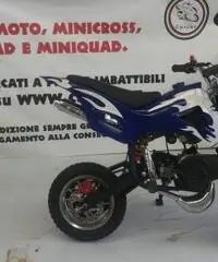 CROSS MINI 49CC 2 TEMPI MINIMOTO PITBIKE RUOTA 8' POLLICI