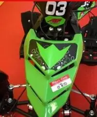 AF MOTOR Miniquad 50cc ruote 4 pollici verde/rosso