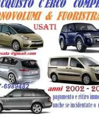 Acquisto monovolumi  fuoristrada usati,anche rotti incidentati, pagamento immediato Acquisto monovolumi  fuoristrada usati,anche rotti incidentati, pagamento immediato