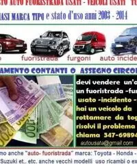Fuoristrada e suv usati acquisto per contanti
