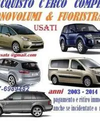 Monovolumi o minibus 7-8 posti acquisto per contanti