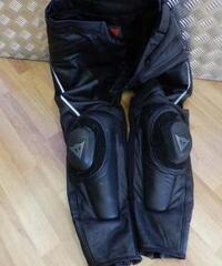 Pantaloni Moto Dainese pelle protezioni tg. 56