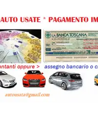 Acquisto auto usate anni 2004-2013 pagamento immediato