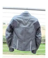 Giacca moto in pelle dainese da donna