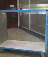 Grande carrello cesta con ruote Grande carrello cesta con ruote