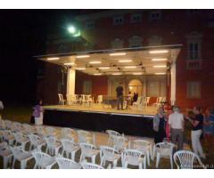 Noleggio palco Coperto per spettacoli in tutta Italia