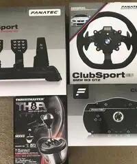 Fanatec ClubSport Wheel Base V2.5 BMW GT2 Set Completo Nuovo Fanatec ClubSport Wheel Base V2.5 BMW GT2 Set Completo Nuovo